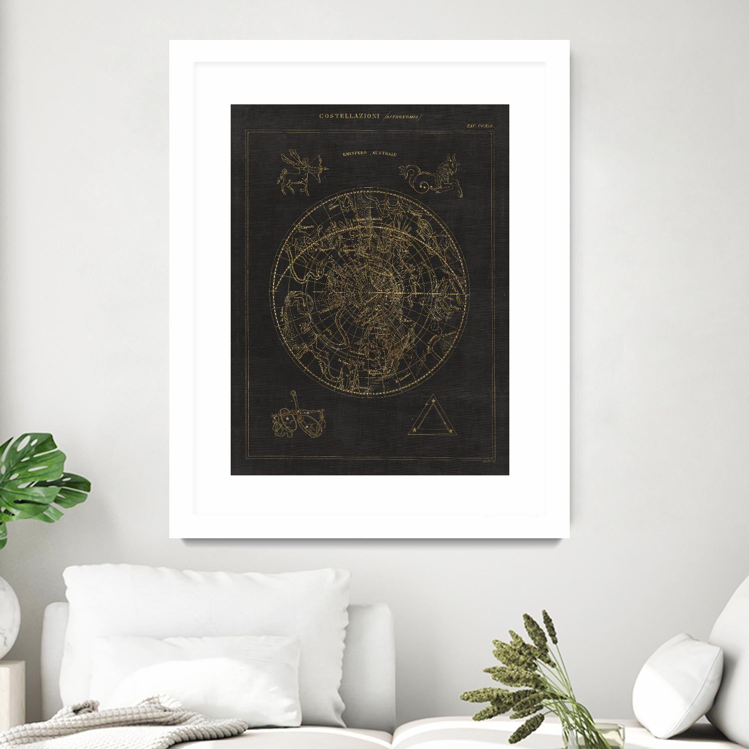 Costellazioni I by Portfolio on GIANT ART - grey maps