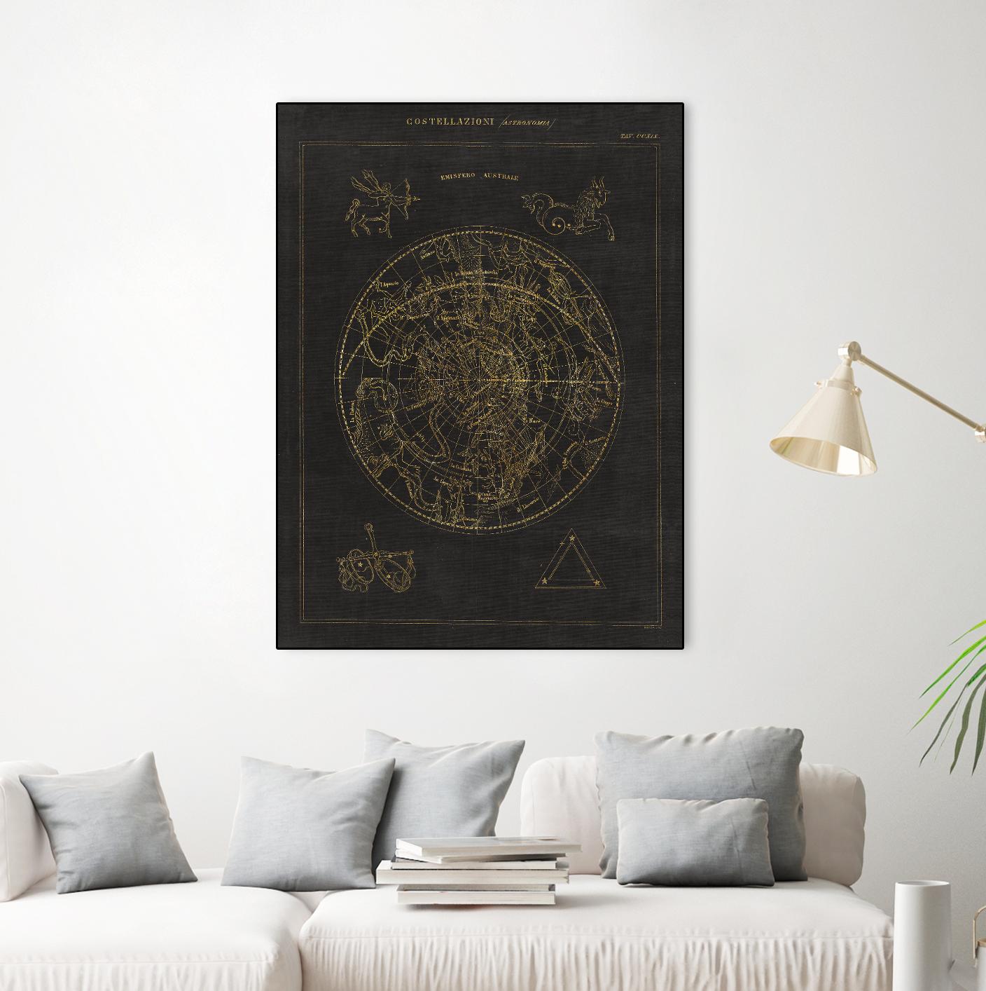 Costellazioni I by Portfolio on GIANT ART - grey maps