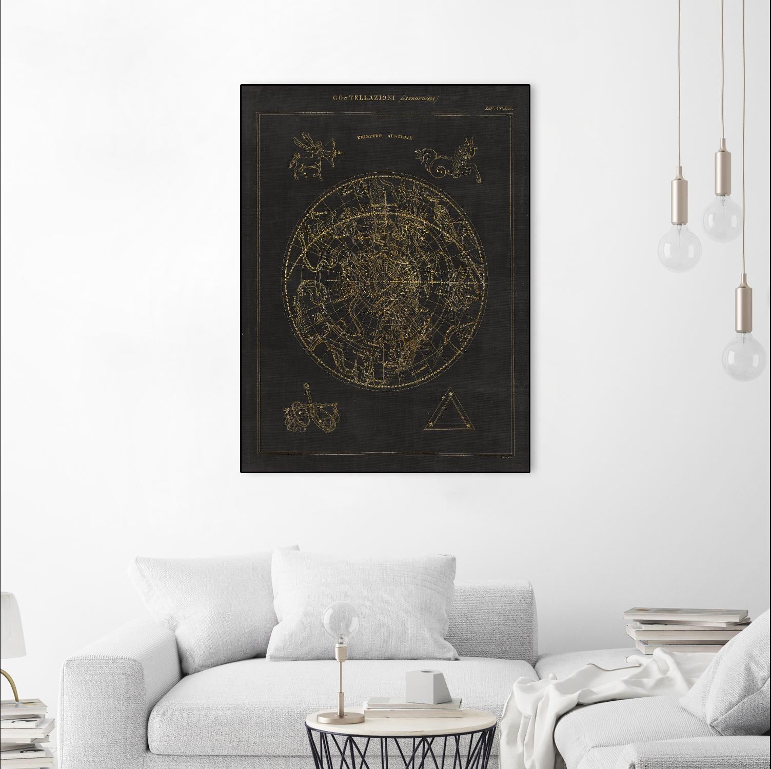 Costellazioni I by Portfolio on GIANT ART - grey maps