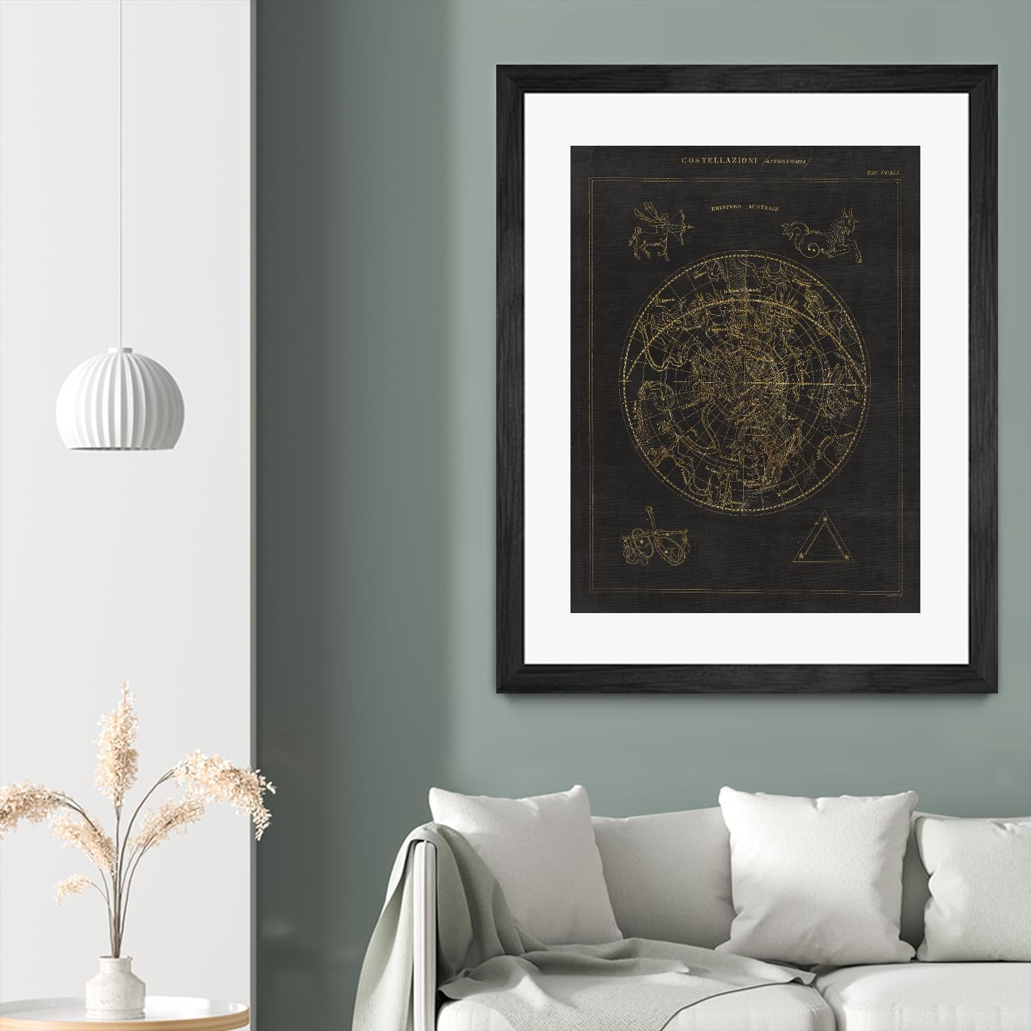 Costellazioni I by Portfolio on GIANT ART - grey maps