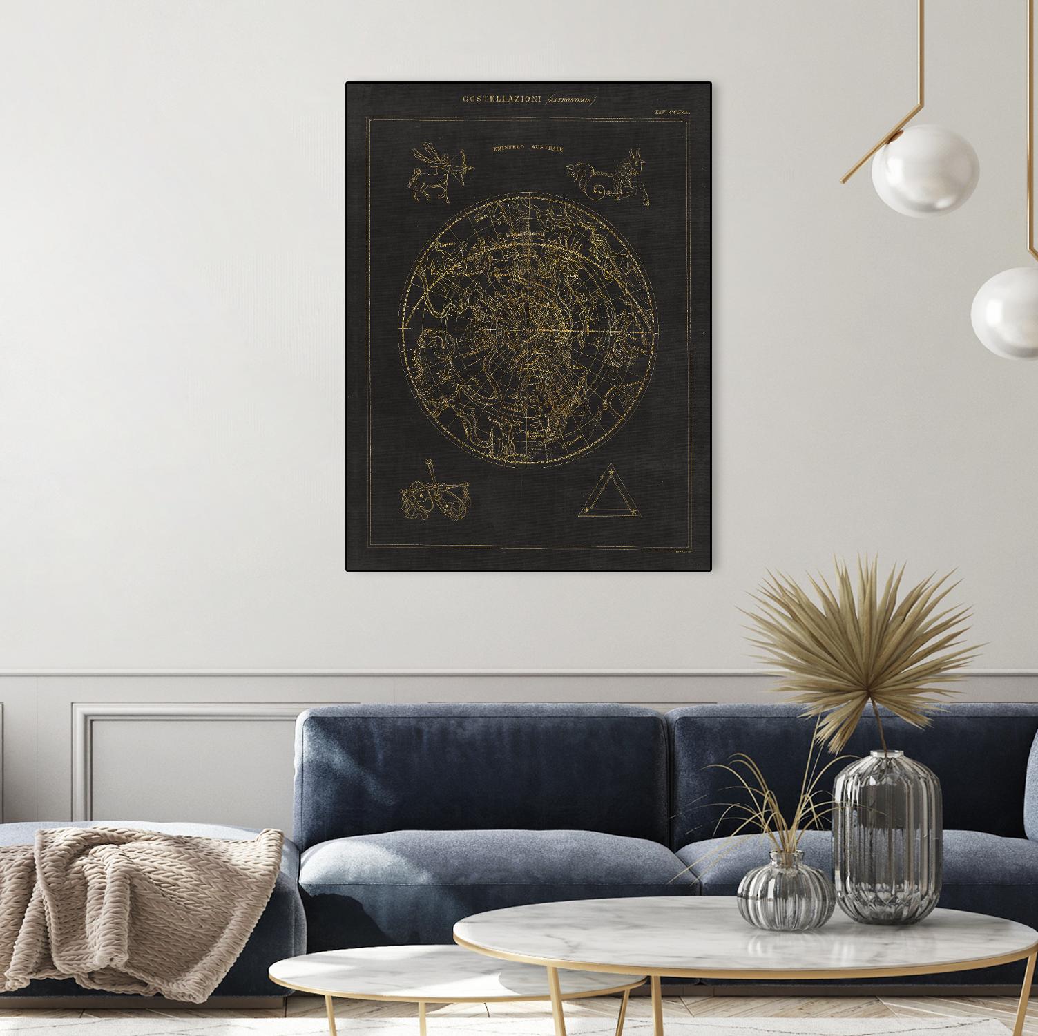 Costellazioni I by Portfolio on GIANT ART - grey maps