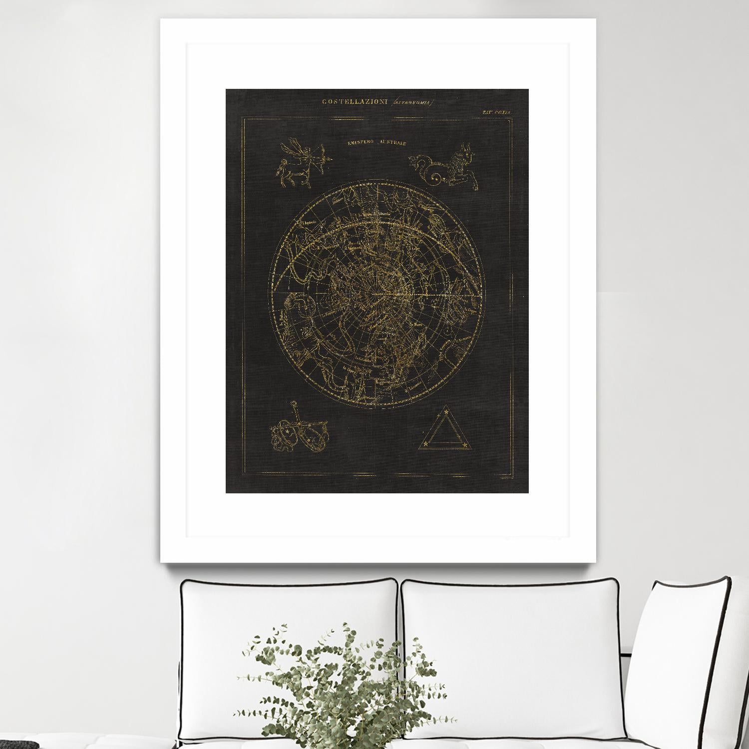 Costellazioni I by Portfolio on GIANT ART - grey maps