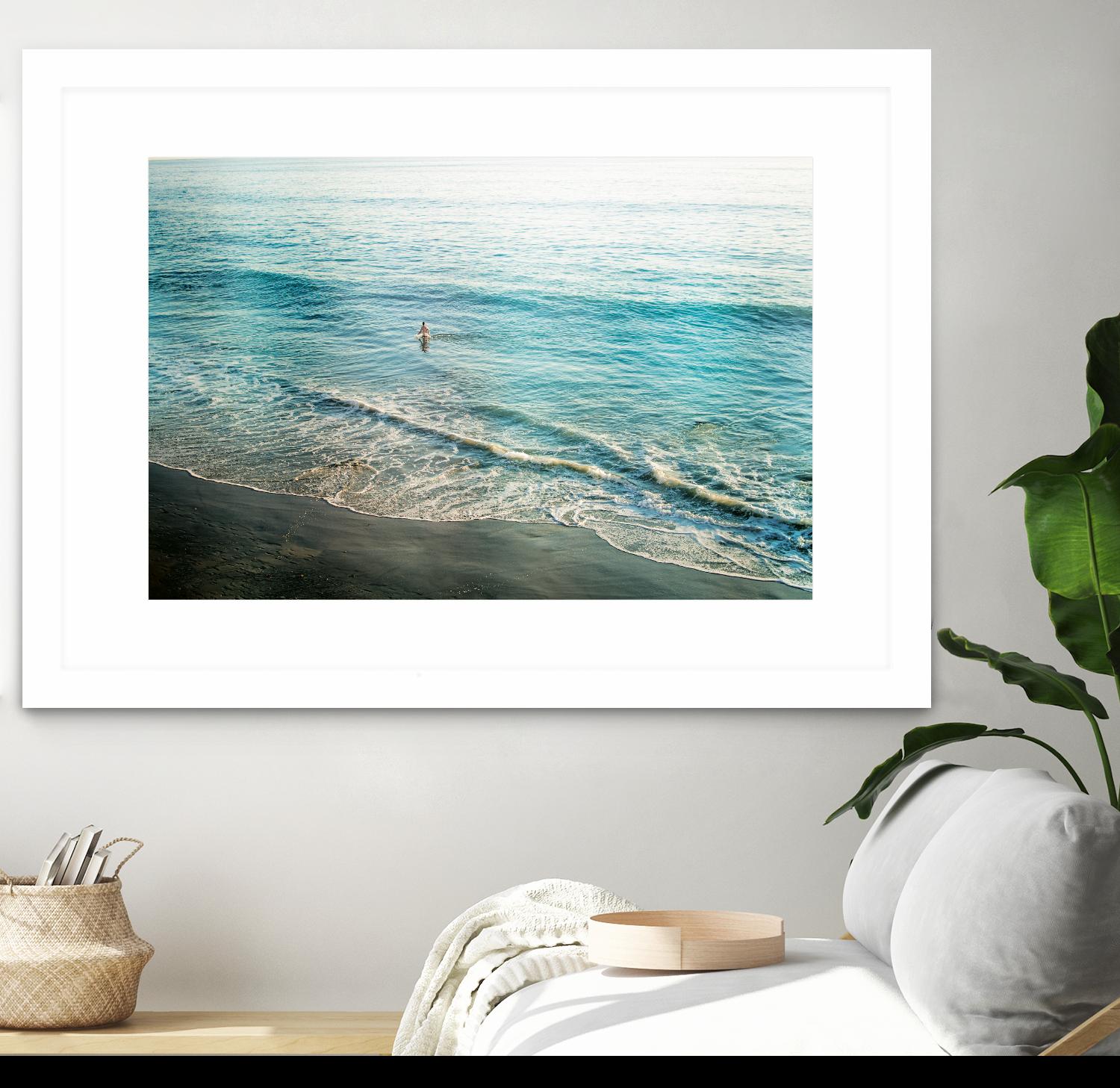 First Light IV by Elizabeth Urquhart on GIANT ART - blue sea scene