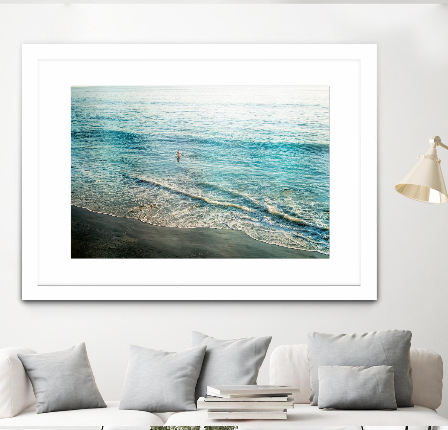 First Light IV by Elizabeth Urquhart on GIANT ART - blue sea scene