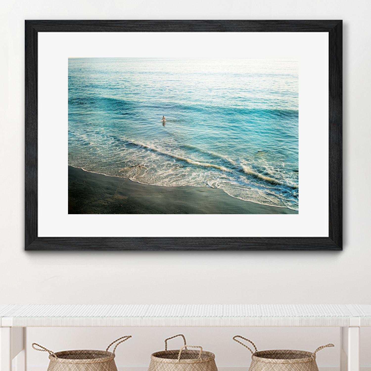 First Light IV by Elizabeth Urquhart on GIANT ART - blue sea scene
