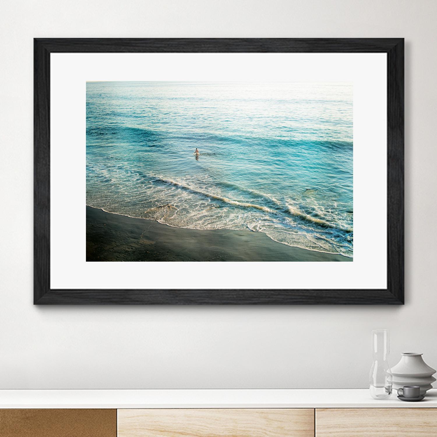 First Light IV by Elizabeth Urquhart on GIANT ART - blue sea scene