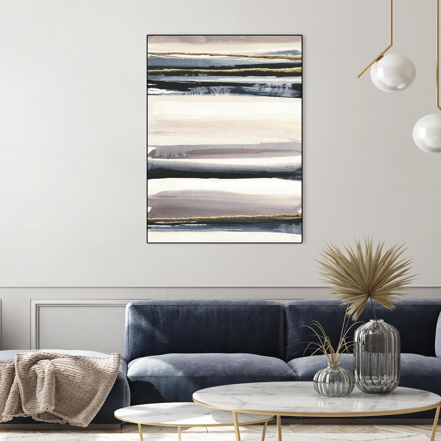 Gilded Grey III by Chris Paschke on GIANT ART - multi abstract abstract