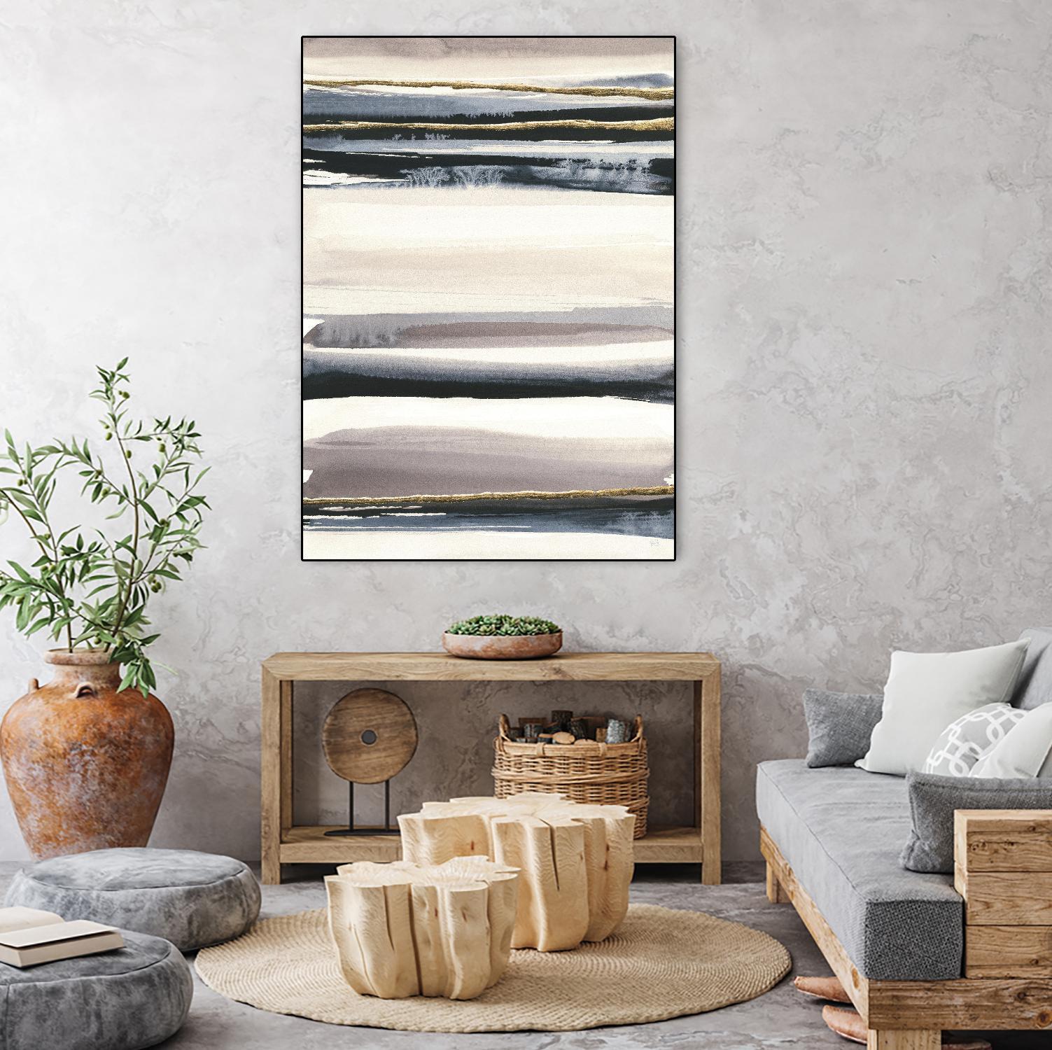 Gilded Grey III by Chris Paschke on GIANT ART - multi abstract abstract