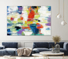 Island Town by Silvia Vassileva on GIANT ART - red abstract