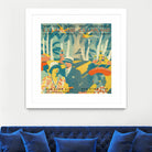 Vintage Travel Brochure VI by Portfolio on GIANT ART - blue tropical