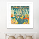 Vintage Travel Brochure VI by Portfolio on GIANT ART - blue tropical