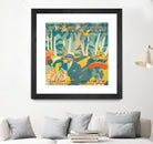 Vintage Travel Brochure VI by Portfolio on GIANT ART - blue tropical