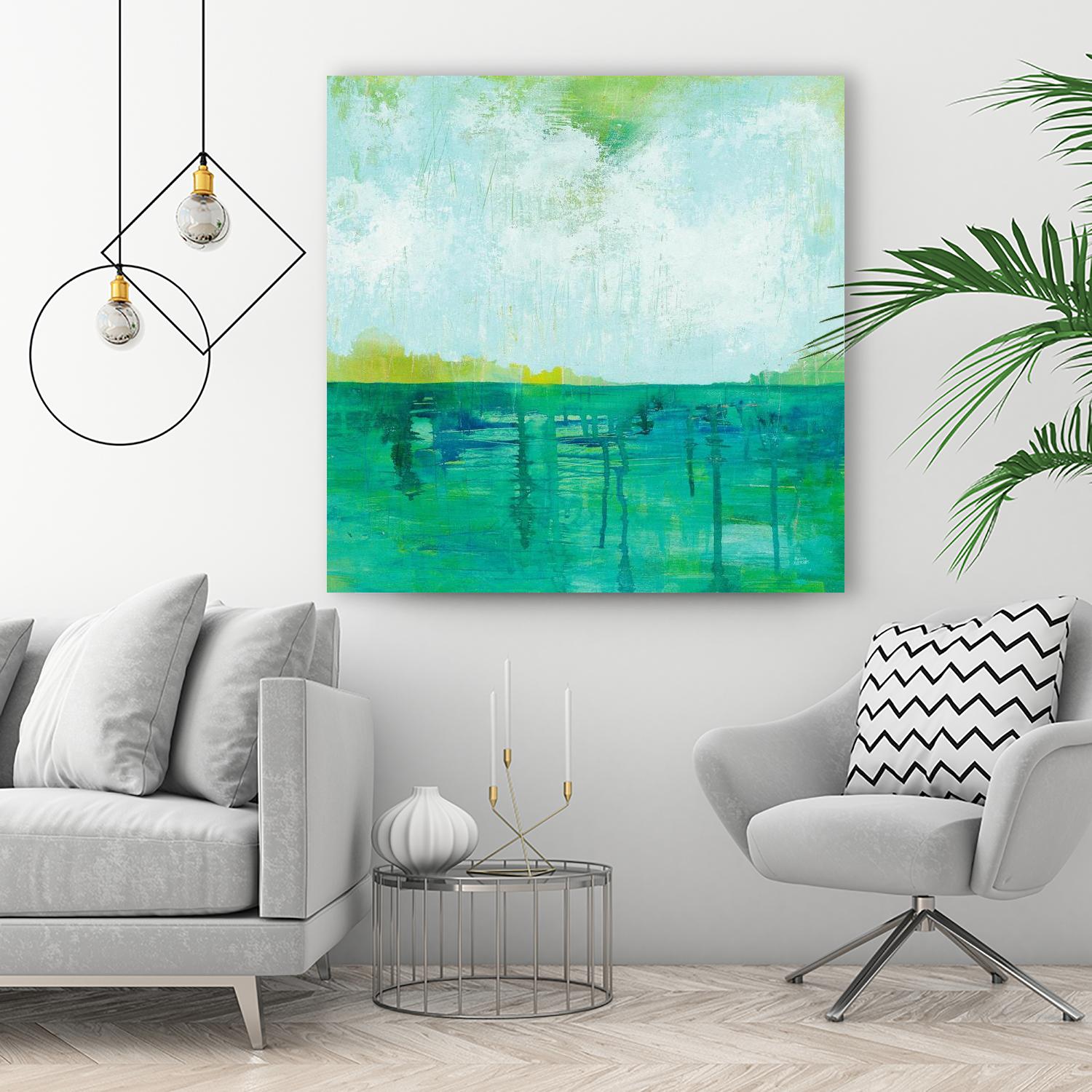 To the Shore by Melissa Averinos on GIANT ART - blue abstract