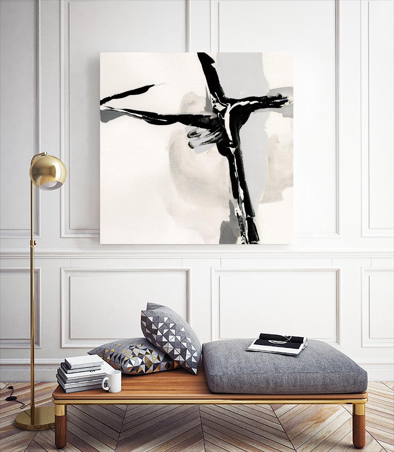 Creamy Neutral II by Chris Paschke on GIANT ART - white abstract