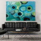 Pebbles on the Beach by Silvia Vassileva on GIANT ART - green abstract