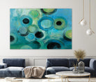 Pebbles on the Beach by Silvia Vassileva on GIANT ART - green abstract