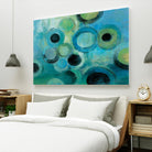 Pebbles on the Beach by Silvia Vassileva on GIANT ART - green abstract