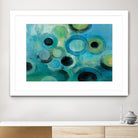 Pebbles on the Beach by Silvia Vassileva on GIANT ART - green abstract