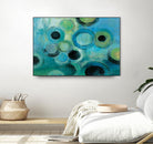 Pebbles on the Beach by Silvia Vassileva on GIANT ART - green abstract