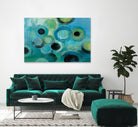Pebbles on the Beach by Silvia Vassileva on GIANT ART - green abstract