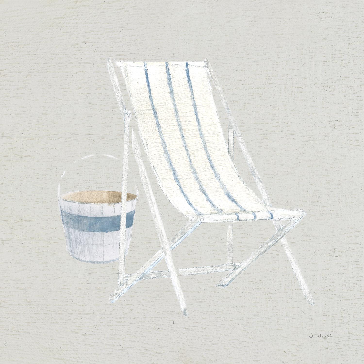 Serene Seaside III Tan by James Wiens on GIANT ART - multi coastal & nautical beach