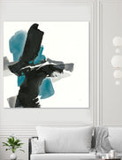 Black and Teal IV by Chris Paschke on GIANT ART - multi abstract abstract