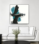 Black and Teal IV by Chris Paschke on GIANT ART - multi abstract abstract