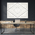 Daisy Dots Tile II Neutral by Wild Apple on GIANT ART - multi abstract abstract