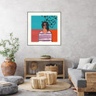 Sofia by Avery Tillmon on GIANT ART - multi figurative blue