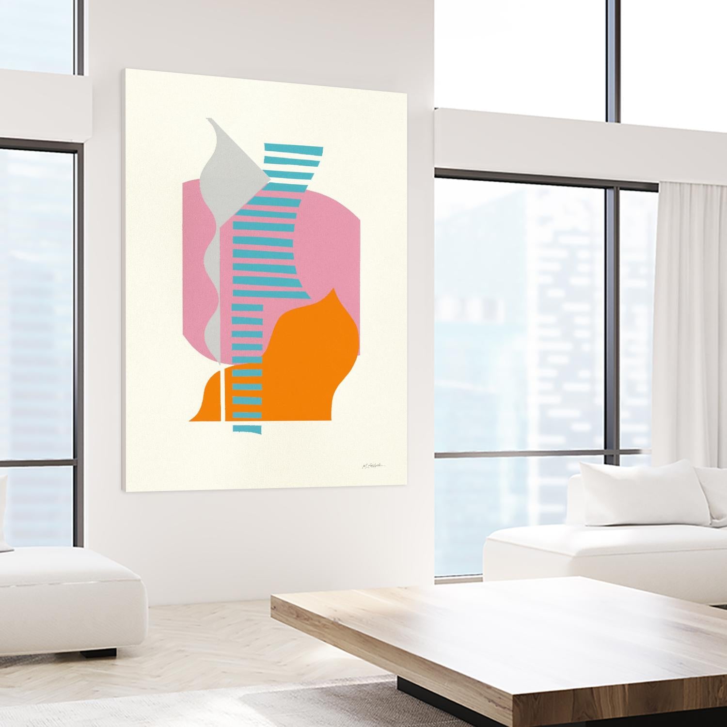 Boardwalk by Mike Schick on GIANT ART - multi abstract abstract