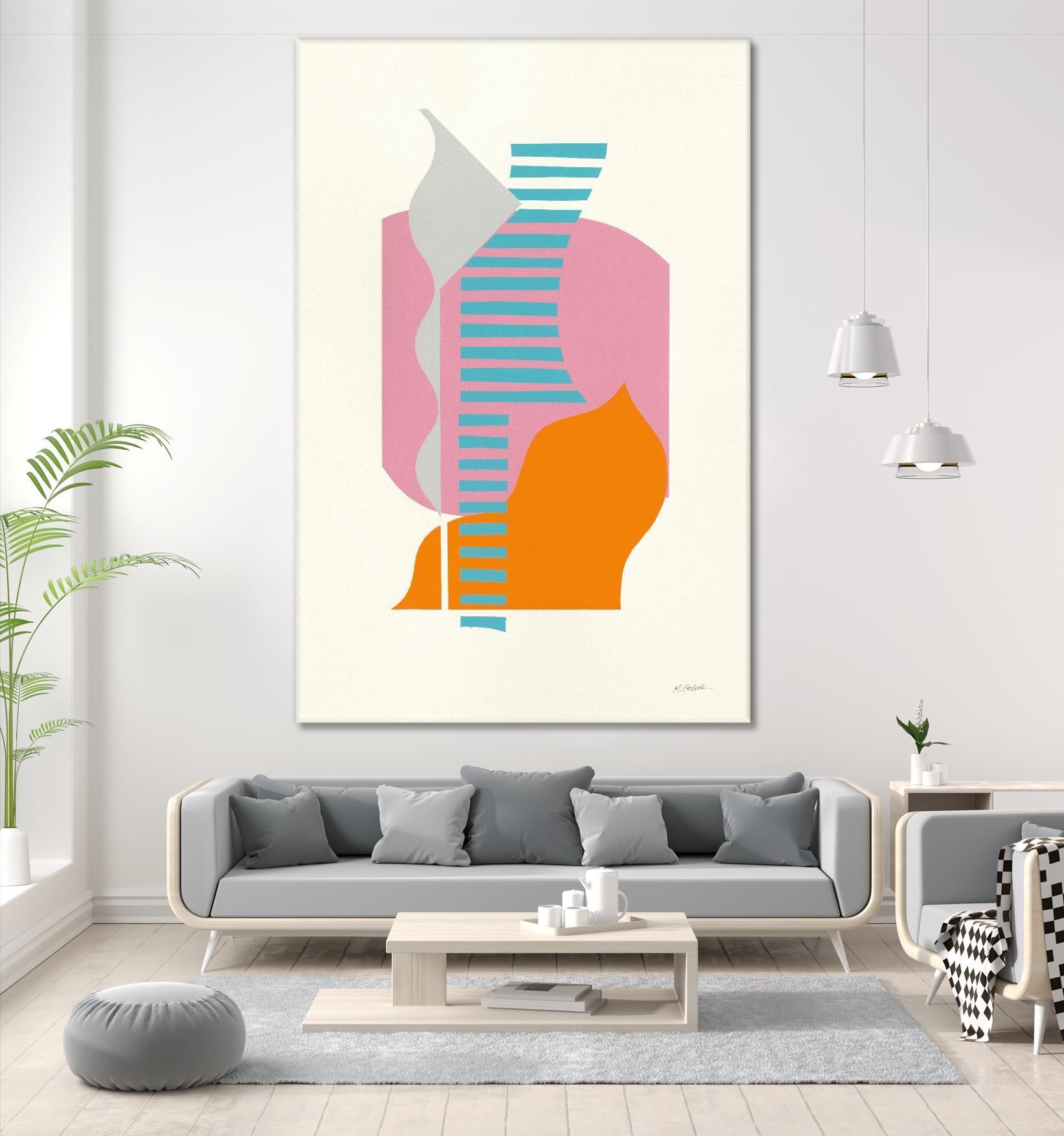 Boardwalk by Mike Schick on GIANT ART - multi abstract abstract