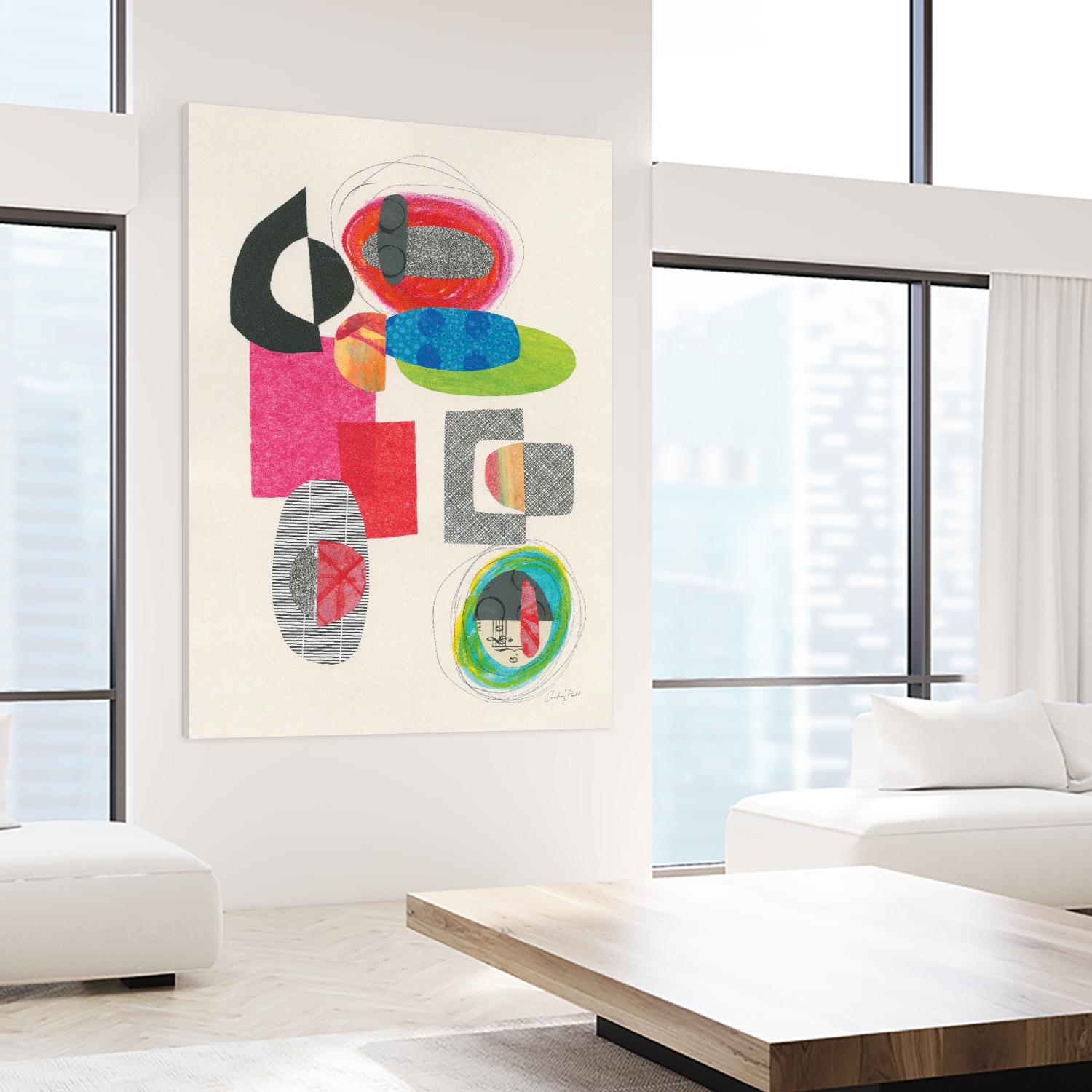 Geometric Collage by Courtney Prahl on GIANT ART - multi abstract abstract