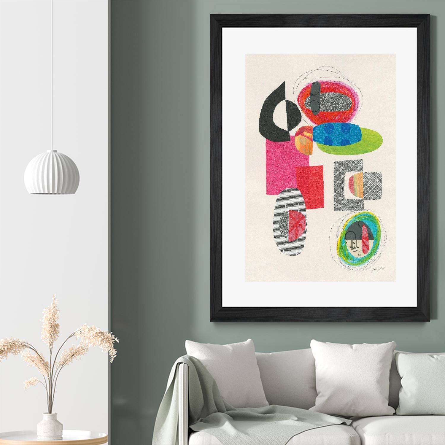 Geometric Collage by Courtney Prahl on GIANT ART - multi abstract abstract