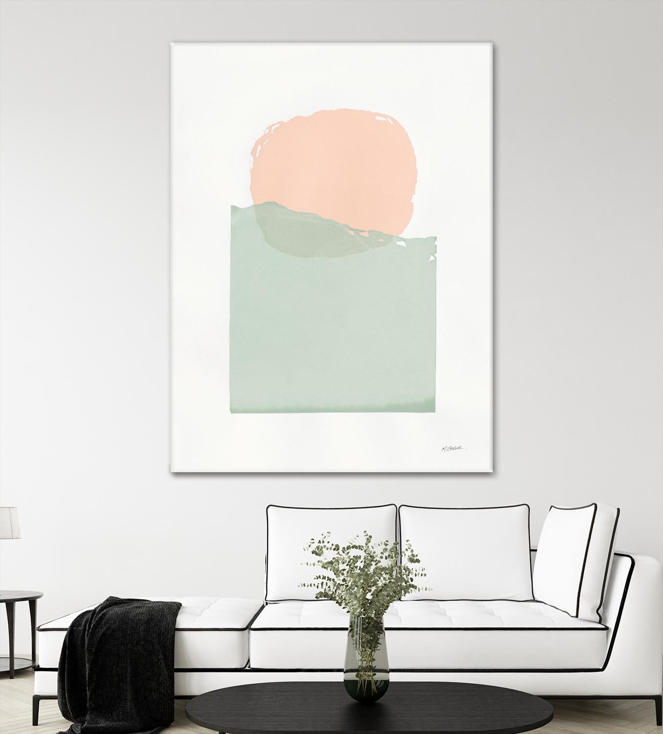 Buoyant Pink and Green by Mike Schick on GIANT ART - multi abstract abstract
