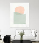 Buoyant Pink and Green by Mike Schick on GIANT ART - multi abstract abstract