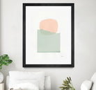 Buoyant Pink and Green by Mike Schick on GIANT ART - multi abstract abstract