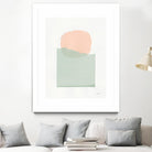 Buoyant Pink and Green by Mike Schick on GIANT ART - multi abstract abstract