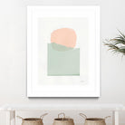 Buoyant Pink and Green by Mike Schick on GIANT ART - multi abstract abstract