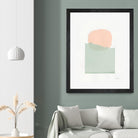 Buoyant Pink and Green by Mike Schick on GIANT ART - multi abstract abstract