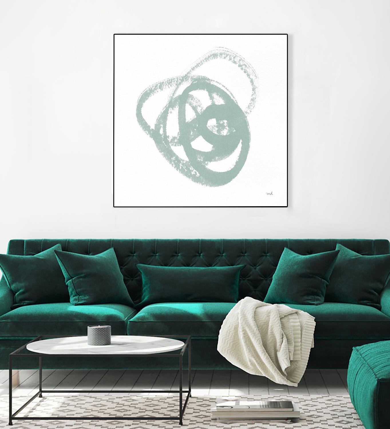 Scribbly Spring III by Moira Hershey on GIANT ART - multi abstract abstract