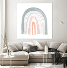 Boho Rainbow I by Courtney Prahl on GIANT ART - multi abstract blue