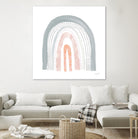 Boho Rainbow I by Courtney Prahl on GIANT ART - multi abstract blue