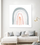 Boho Rainbow I by Courtney Prahl on GIANT ART - multi abstract blue