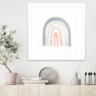 Boho Rainbow I by Courtney Prahl on GIANT ART - multi abstract blue