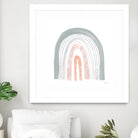 Boho Rainbow I by Courtney Prahl on GIANT ART - multi abstract blue