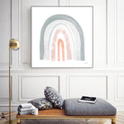 Boho Rainbow I by Courtney Prahl on GIANT ART - multi abstract blue