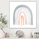 Boho Rainbow I by Courtney Prahl on GIANT ART - multi abstract blue