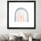Boho Rainbow I by Courtney Prahl on GIANT ART - multi abstract blue