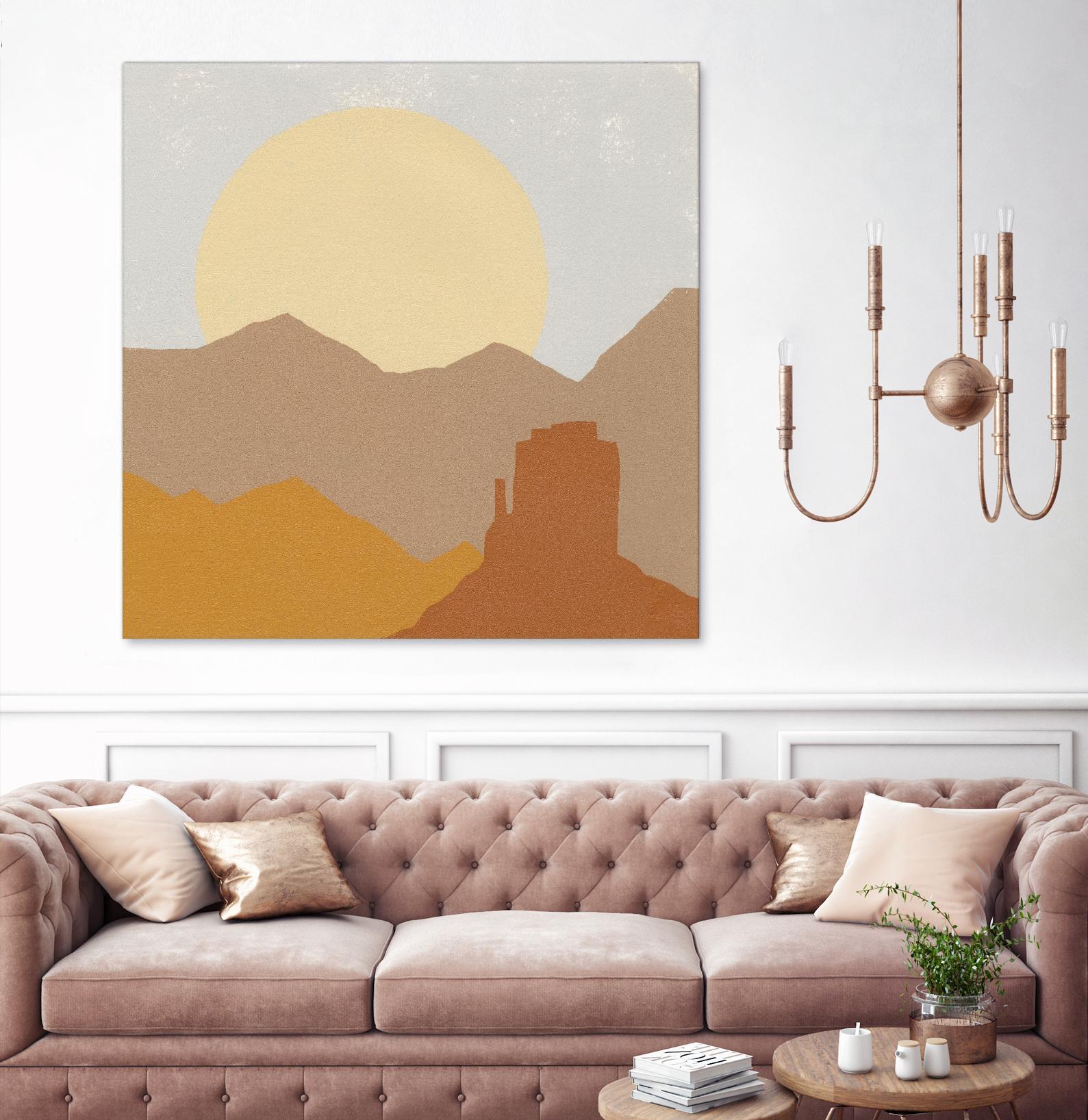 Desert Sun I by Moira Hershey on GIANT ART - multi abstract abstract