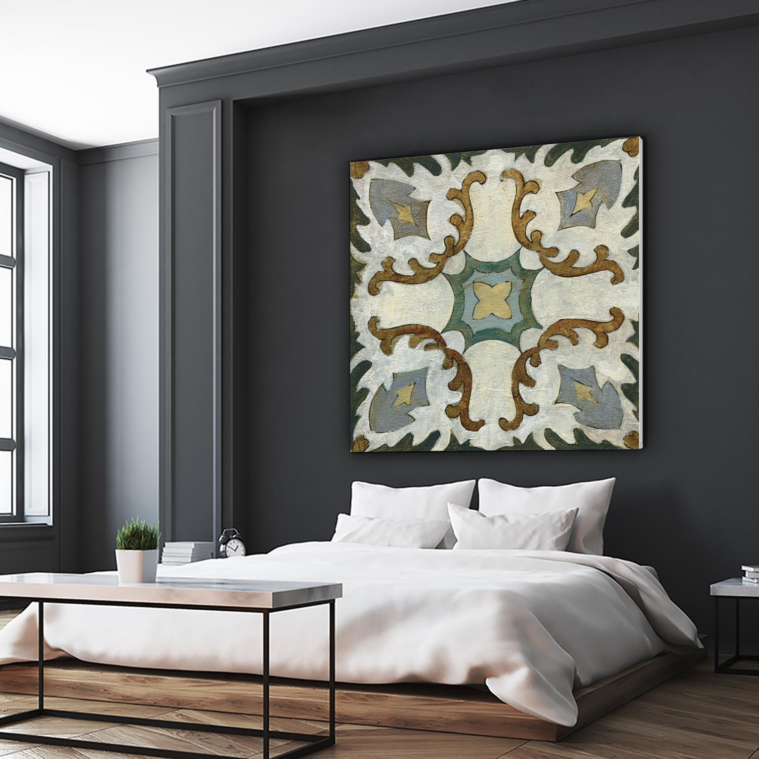 Old World Tile I by Silvia Vassileva on GIANT ART - multi abstract abstract